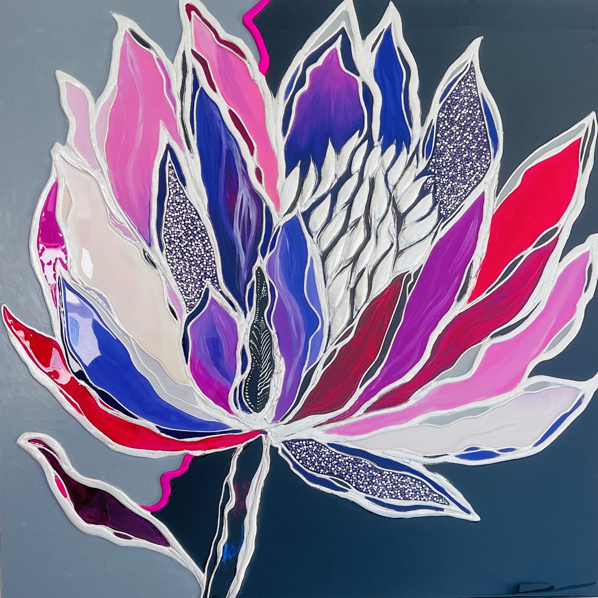 Look me up in Zurich. Textured Interior Painting – Bild 5