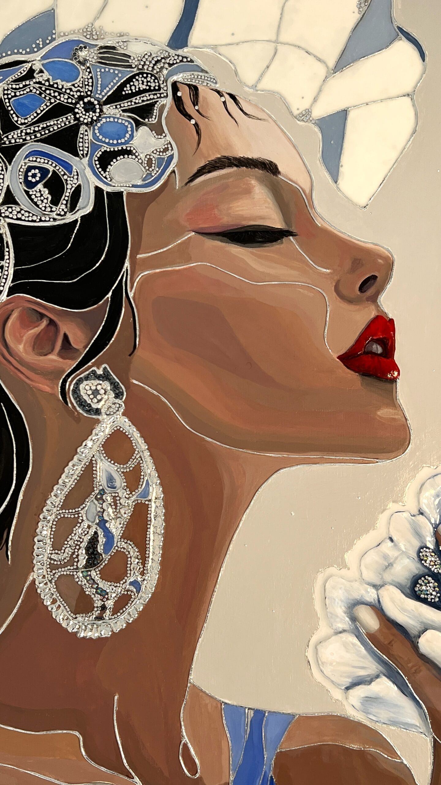 L`Icon de Paris. Lana Ritter Textured Portrait – Bild 3