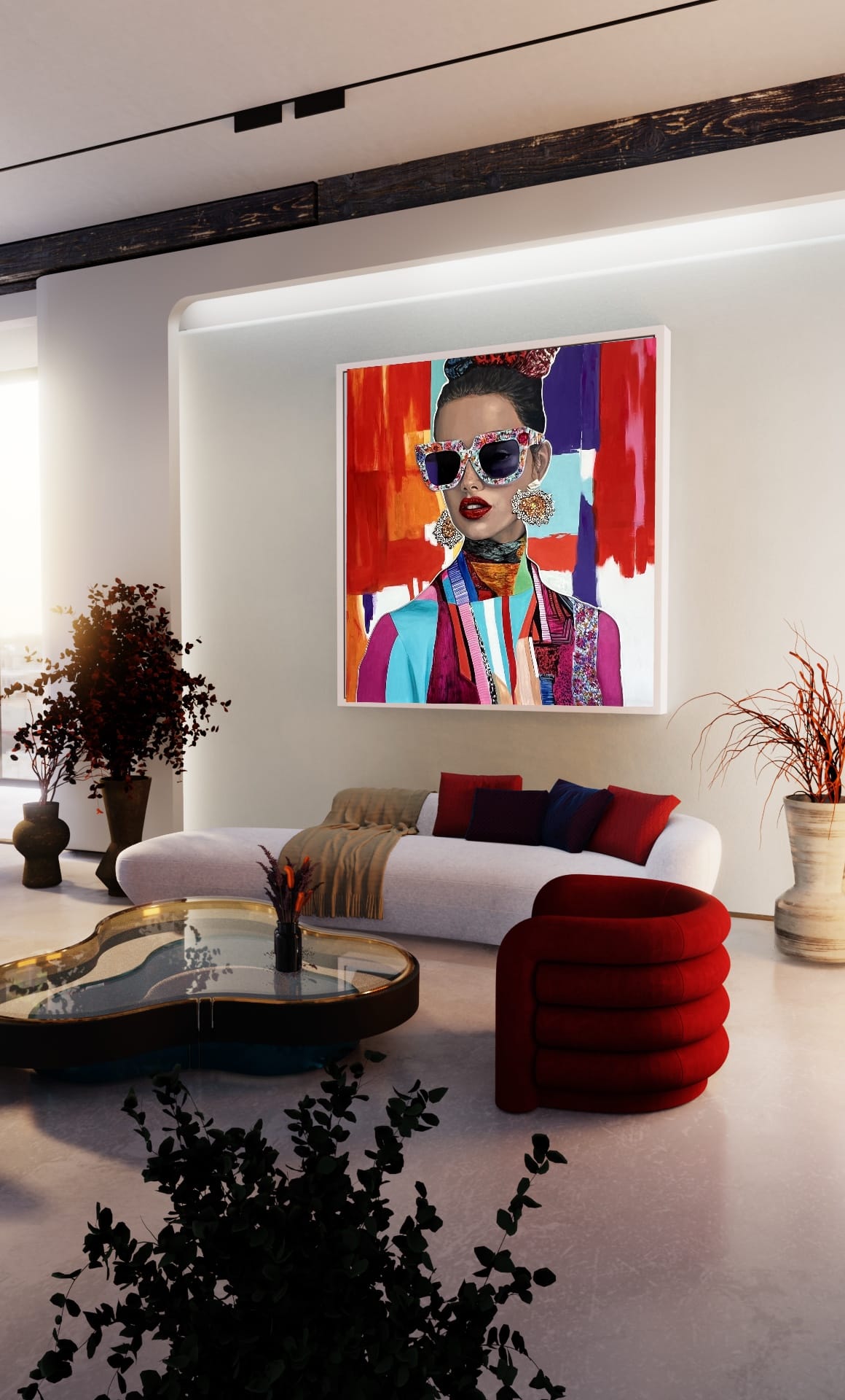 Fashion Icon II – Original Textured Artwork by Lana Ritter – Bild 4