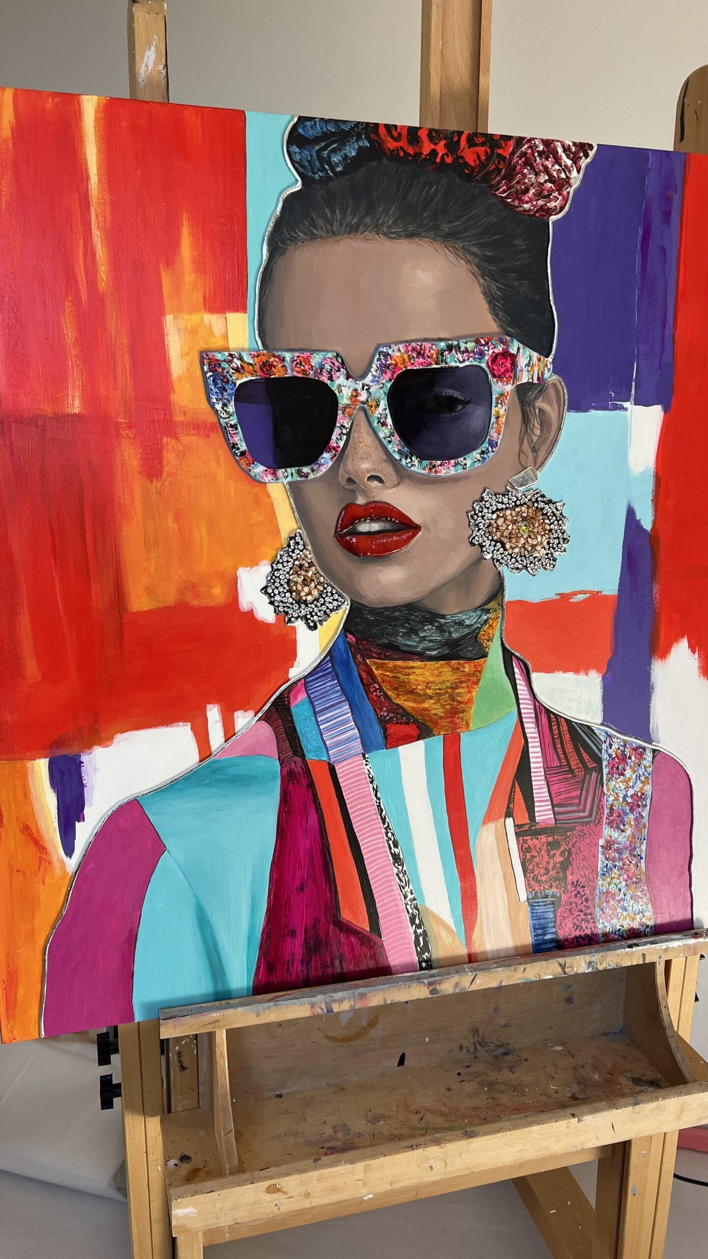 Fashion Icon II – Original Textured Artwork by Lana Ritter – Bild 5