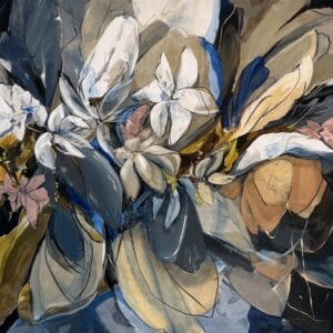 Symphony in Bloom 2. Diptych. Lana Ritter Art. Abstract Art