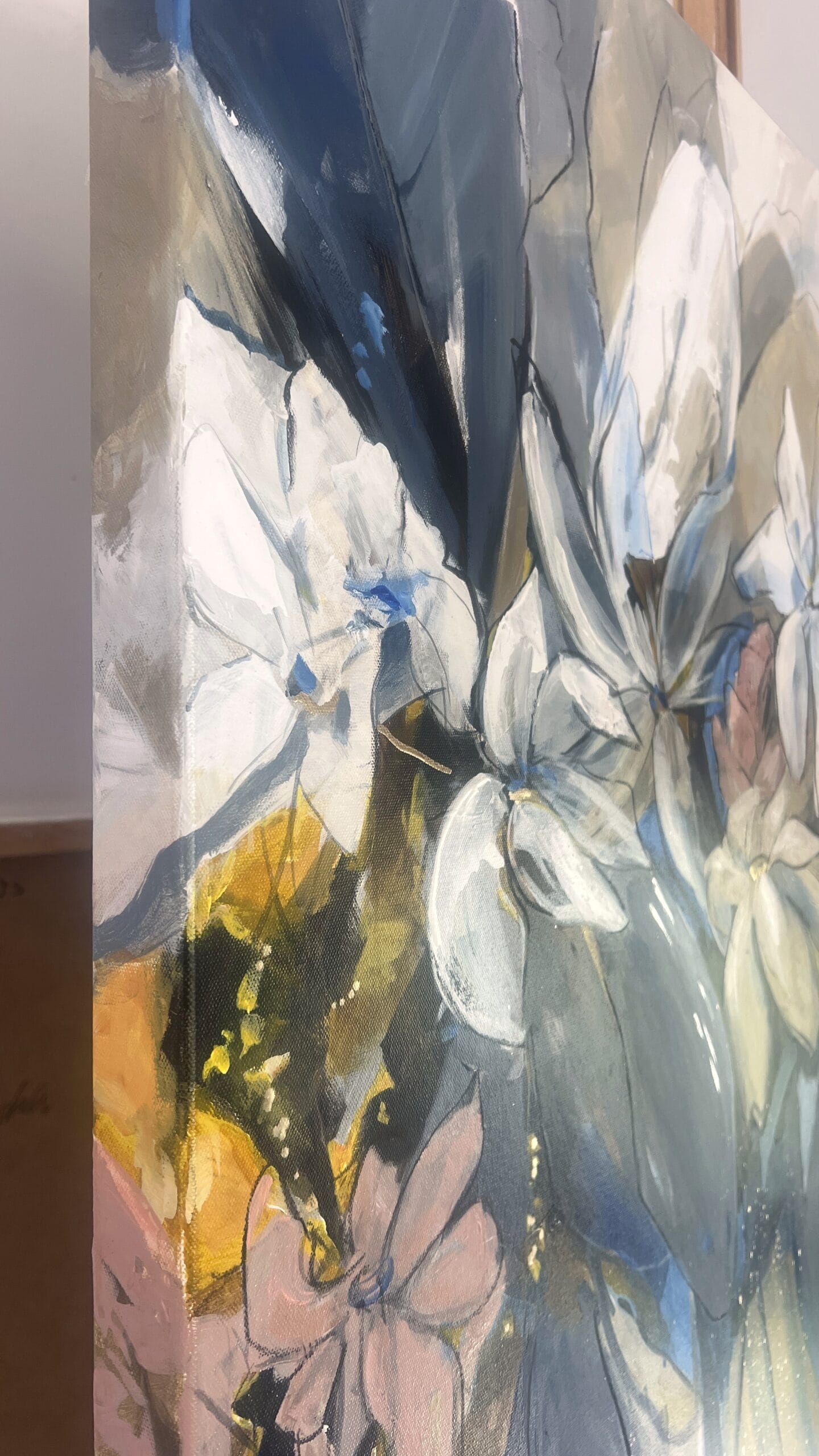 Symphony in Bloom 2. Diptych. Lana Ritter Art. Abstract Art – Bild 3