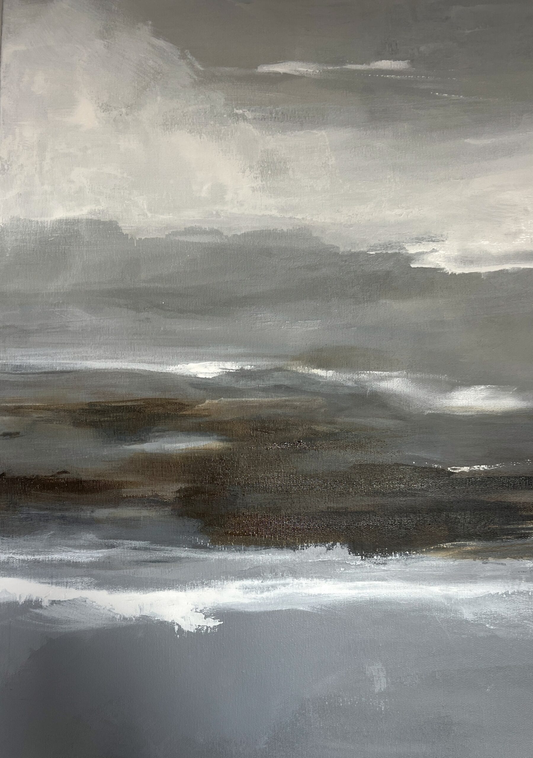 Silent Horizon I Lana Ritter Art. Abstract Art – Bild 3