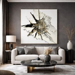 Black Bloom. Interior artwork | Mixed Media