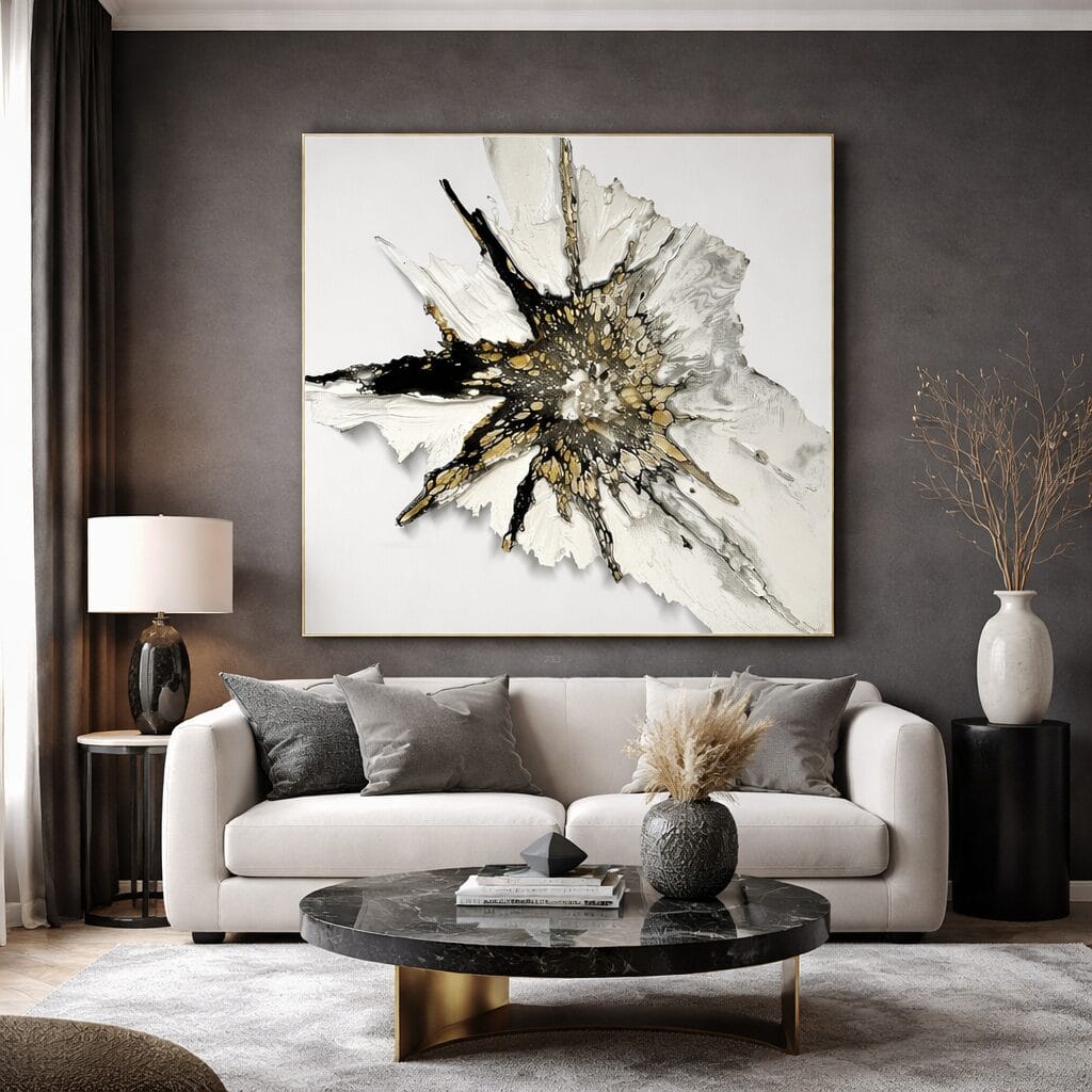 Black Bloom. Interior artwork | Mixed Media