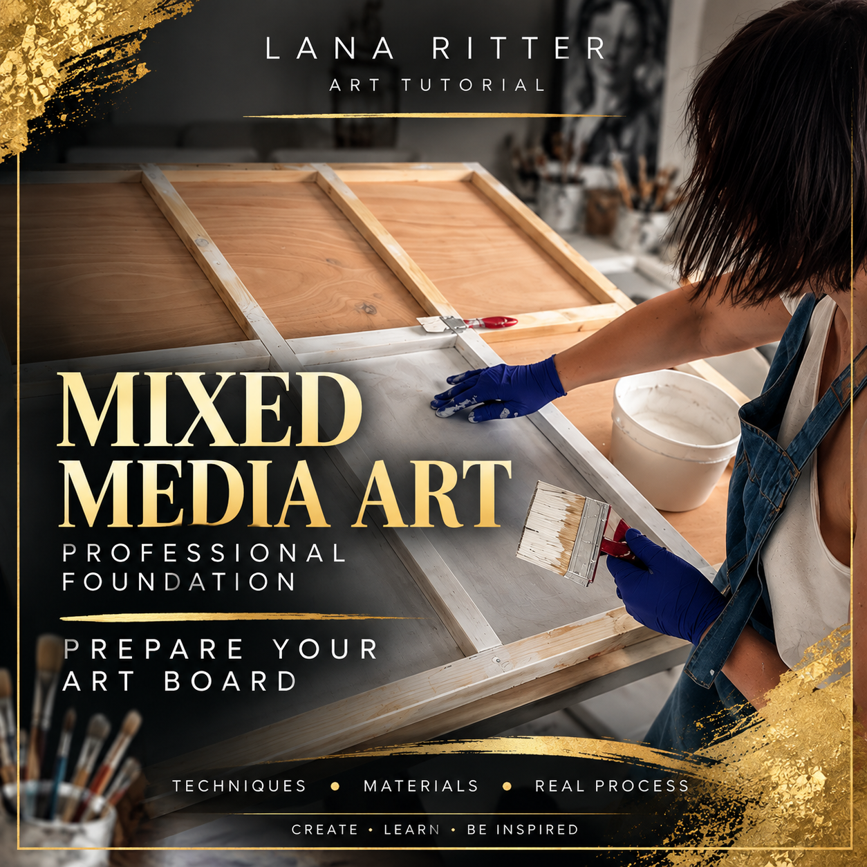 How to Prepare Art Boards for Mixed Media & Fine Art