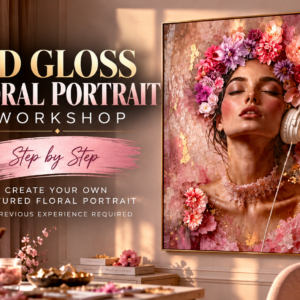 Workshop 3D Gloss Floral Portrait